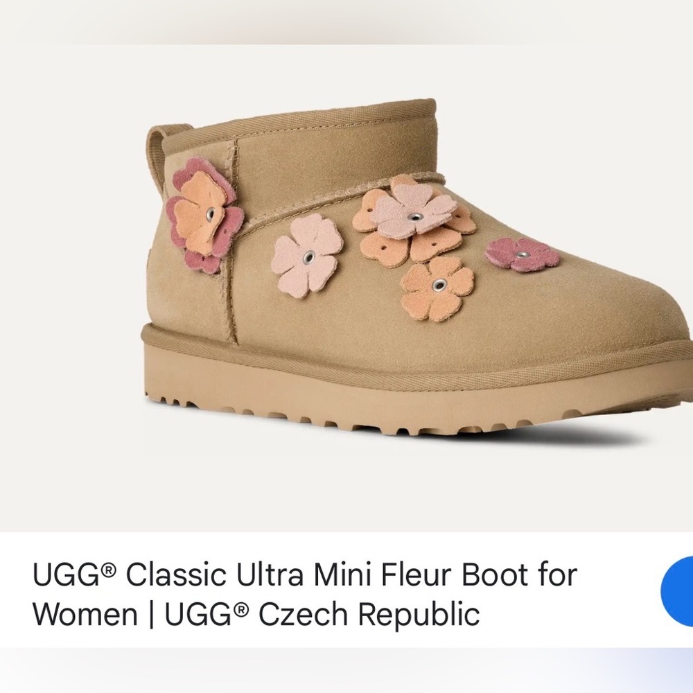 UGG ultra mini fleur boots  sold out limited edition 🌺